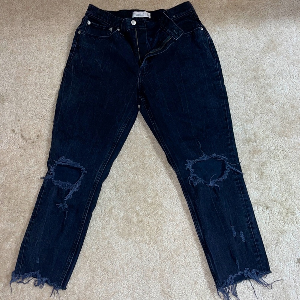 Abercrombie High Rise Mom Jeans